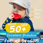 FURTALK Baby Sun Hat UPF 50+ UV Ray Sun Protection Cotton Toddler Hats for Boys Girls