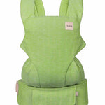 Baby Tula Explore Carriers - Breathable Baby Carrier Newborn to Toddler - Adjustable Toddler Carrier - Multiple Ergonomic Positions Front and Back - Ergonomic Fit for 7-45 lb - Linen, Basil
