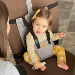 Compact Travel High Chair | Portable High Chair for Baby | Baby Travel Essential Harness Seat | Must Haves for Vacations, Restaurants, Family Visits with Babies | Portable Highchair Seat with Straps