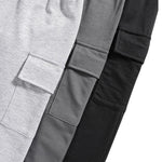 Nivne Tco Boys Casual Pants-Solid Color Soft Trousers- Toddler Boys 3 Pack Sweatpants Set (5 Years)