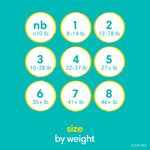 Pampers Baby Diapers - Swaddlers - Size 0, 84 Count, Ultra Absorbent Disposable Newborn Diaper