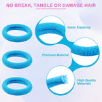 350 PCS Multicolor Cotton Hair Ties – Small Baby Hair Elastics for Kids and Girls, No Crease Finger Ponytail Holders (20 Colors)