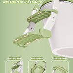 Wanchouse 3-in-1 Potty Training Seat & Training Toilet & Potty Chair, Height AdjustableToddler Toilet Seat for Kids, Foldable Potty Training Toilet with Splash Guard & Anti-Slip Steps (Green)
