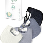 Cutie Birdie Muslin Baby Bibs for Unisex Girls & Boys- 4-Pack 100% Cotton Baby Bibs for Drooling and Teething, 0-36 months, Baby boy gifts, Baby shower gifts