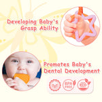 Baby Toys 0-6 Months,Infant Musical Sensory Stuffed Animal with Squeaker,Rattle,Crinkle Wings,Teether & Hanging Ring,Tummy Time Toy for Newborn 0-3-6-12 Months Boys & Girls Gift,Butterfly,Pink
