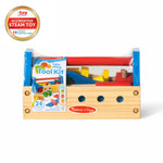 Melissa & Doug Take-Along Tool Kit Wooden Construction Toy (24 pcs)