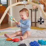 LOVEVERY, The Newborn Gift Set, Play Gym with Sensory Strands and Looker Play Kit, Baby Development Essentials, Ages 0+