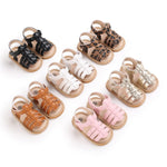 WILLFUN Baby Girls Summer Sandals Bowknot Infant Soft Rubber Sole Outdoor Shoes for Toddler First Walkers