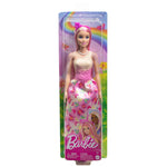 Barbie Royal Doll with Pink & Blonde Fantasy Hair, Colorful Accessories, Pink Ombre Bodice & Butterfly-Print Skirt