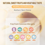 Hot-Kid Baby Mum-Mum Rice Rusks, Vegetable, 24 Pieces (Pack of 6) Gluten Free, Allergen Free, Non-GMO, Rice Teether Cookie for Teething Infants