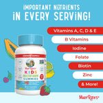 MaryRuth Organics Kids Vitamins | Multi | Sugar Free | 2 Month Supply | Kids Multivitamin Gummies for Ages 2+ | Multivitamin for Kids | Vitamins for Kids | Vegan | Only 1 Gummy a Day | 60 Count |