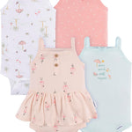 Gerber Baby Girls Multi-Pack Sleeveless Onesies Bodysuit