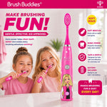Brush Buddies Barbie Battery Operated Electric Toothbrush for Kids – Soft Bristles & Sonic Power Perfect for Boys, Girls, and Children’s Oral Hygiene