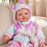 BABESIDE Baby Dolls, 17inch Large Realistic Cute Soft Body Baby Doll Real Life Baby Dolls with Accessories for 3+ Year Old Girls Gifts, Pretend Play, Collection