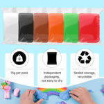 Air Dry Clay, 36 Packs White Air Dry Foam Clay, 19oz Soft Modeling Clay Super Light Weight Air Dry Clay Perfect for Arts Crafts