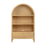 Babyletto Bondi Bookcase | Space-Saving Storage for Small Rooms, Kids Bedroom & Living Room | GREENGUARD Gold Certified Book Case | Assembled Wooden Book Shelf with Adjustable Shelf & Drawer - Honey