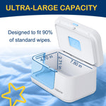 ChoserStar Baby Wipe Warmer and Dispenser Portable Heated Diaper Wipe Heater with Fast Heating, Large Capacity, and Anti-Dry Out (no Charger Block)