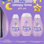 Johnson's Baby Sleepy Time Gift Set with Calming Bedtime Bath Wash, Lotion & Shampoo, Baby Bedtime Essentials with Relaxing NaturalCalm Aromas, Hypoallergenic & Paraben-Free, 3 Items