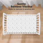 KeaBabies 2-Pack Baby Crib Sheets for Boys, Girls - 52x28 Viscose Derived from Bamboo Toddler Bed Sheets Neutral, Fitted Crib Mattress Cover for Standard Baby Bedding, Soft & Cozy (Woodland)