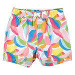 RUGGEDBUTTS Boys UPF50+ Sun Protection Novelty Swim Trunks - Tropical Adventure, 3T