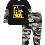 Kucnuzki 2T Boys Clothes Kids Baby Boys Clothes Long Sleeve Boys Shirts Tees Sweatshirt Tops Shirt Sweatpants Pants Set 2T-3T Boy Boutique Clothes Fall Winter Baby Clothes Boy