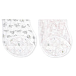 aden + anais Silky Soft Bamboo Viscose Burpy Bib – Multi-Use, Absorbent 4-Layer Burp Cloth and Full-Coverage Snap-Closure Baby Bib in One, 22.5” X 11”, 2-Pack, French Floral