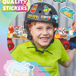 Water Bottle Stickers for Kids, 100 PCS Waterproof Cute Fun Vinyl Stickers Pack for Girls Boys