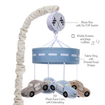 Lambs & Ivy Little Racer Musical Car/Transportation Baby Crib Mobile Soother Toy