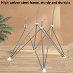 PandaEar Portable High Chair for Babies and Toddlers, Foldable HighChair with Tray, Baby Travel Dining Chair for Indoor & Outdoor (Black)