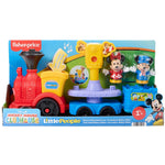 Fisher-Price Little People Toddler Toy Disney Jr Mickey & Minnie Musical Train with 2 Figures for Pretend Play Kids Ages 18+ Months