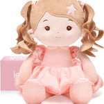 Soft Baby Doll Toys (16''), My First Baby Rag Doll for 1 Year-Old Girl Birthday Gift, Christmas Plush Toys Gift for Toddler Kids Infants -Princess Breeze