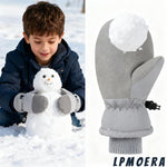 LPMOERA Toddler Mittens Waterproof Kids Winter Ski Gloves Baby Mittens for Boys Girls
