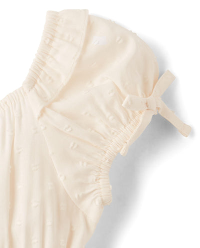 The Children's Place,Girls,Casual Ruffle Dress,Short SleeveWhite Daisy,X-Large