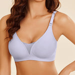 Avidlove Nursing Bras for Breastfeeding Seamless Ultra Comfort Pregnancy Maternity Wireless Bralette Purple