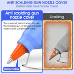 Assark 30W Mini Hot Glue Gun Kit with 30 Glue Sticks, Fast Preheating Hot Melt, High Temp for School Crafts DIY Arts and Quick Home Repairs, Blue