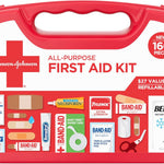 All-Purpose Portable Compact First Aid Kit for Minor Cuts, Scrapes, Sprains & Burns, Home, Car, Travel, Camping & Outdoor Emergency Kit, FSA/HSA Eligible, 160 Pieces