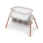 Chicco LullaGlide Plus Electronic 3-in-1 Baby Bassinet, Gliding and Portable Bassinet, Waterproof Mattress and Fitted Sheet, Includes Carry Bag for Travel, Serene/Beige