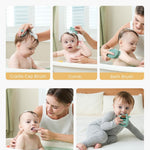 Momcozy Elite Baby Kit, Superior Baby Shower & Registry Essential Kit for Grooming & Health & Cleansing Care, Electric Nail File & Nasal Aspirator,Tummy Wrap,Thermometer,Bath Brush,Teether,Storage Bag