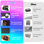 Mabahoo Extra Large Toy Box Chest, Collapsible Sturdy Kids Storage Organizer Bins with Lids, Black Dinosaur Toy Chest for Boys Girls, 40"x16"x16" Toy Storage Bin Boxes for Playroom Bedroom Nursery