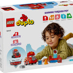 LEGO Disney Pixar Mack at The Race Cars Toys - Pixar Cars Birthday Gift for Toddlers, Preschool, Boys & Girls, Ages 2+ - Educational Building Toys Set - 10417