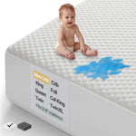 OhGeni 100% Waterproof Mattress Protector, Queen Size Mattress Pad, Fits 6"-20" Mattresses with Deep Pocket, Cooling, Breathable Fitted Sheets, Soft Bed Cover, Noiseless, Machine Washable