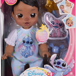 Disney Darlings 13-Inch Interactive Baby Doll – Magical Lights, Sounds, Music & Wand – Stitch-Inspired Nurturing Doll with Accessories – Multiple Skin Tones, Eye Colors – Ages 2 and Up