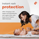 Dealmed A&D Ointment | Diaper Rash Cream for Baby with Vitamins A & D | Moisturizing Skin Protectant | Soothes and Nourishes | Healing Ointment for Dry and Cracked Skin (144 Packets/Box, Pack of 1)