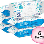 Amazon Brand - Mama Bear 99% Water Based Baby Wipes, Hypoallergenic for Sensitive Skin, Fragrance Free, 432 Count (6 Packs of 72)