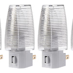 Projectpak Plug in Night Light with Manual On/Off Switch for Hallway, Kid’s Bedroom, Stairways – Includes 4W Incandescent Bulb | 4 Pack