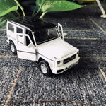 TGRCM-CZ 1:36 Scale Benz G63 Car Model for Kids, Alloy Pull Back G Wagon Vehicles Toy Car for Toddlers Kids Boys Girls Gift (White)