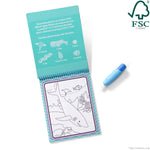 Melissa & Doug On the Go Water Wow! Reusable Color with Water Activity Pad 6-Pack, Sports, Occupations, Adventure, Safari, Under the Sea, Animals - FSC Certifieda