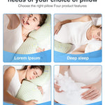 Busarilar Pregnancy Pillows for Sleeping, Maternity Pillow, Pregnancy Body Pillow Support for Back, Legs, Belly, HIPS of Pregnant Women, Detachable and Adjustable with Pillow Cover (Green, Large)