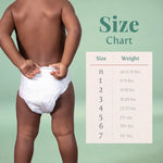 Earth & Eden Sensitive Baby Diapers, Size 2 (204 Count) - Eco-Conscious & Hypoallergenic Diapers - No Harsh Chemicals - Comfortable and Gentle on Skin - Dermatologically Approved