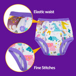MooMoo Baby 8 Packs Potty Training Pants Cotton Absorbent Training Underwear for Toddler Baby Gir 2T